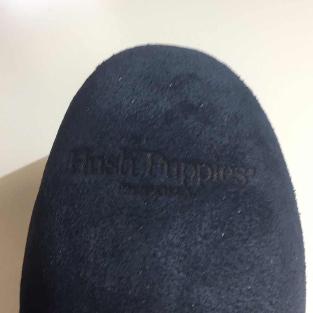 NIB HUSH PUPPIES SZ 7 M BLUE IN BOX VINTAGE COZY - Picture 4 of 8